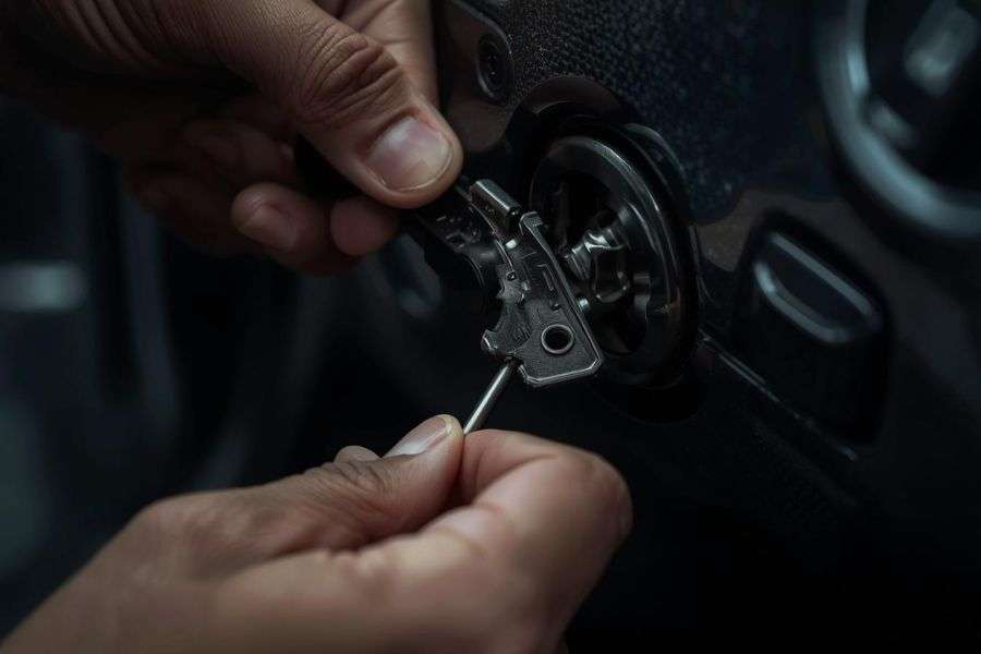 broken key extraction