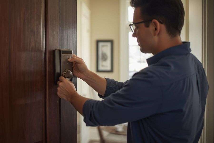 smart lock installation